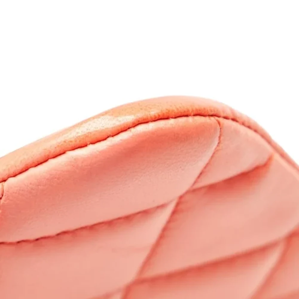 Chanel Vintage Pre-owned Leather chanel-bags Pink Dames