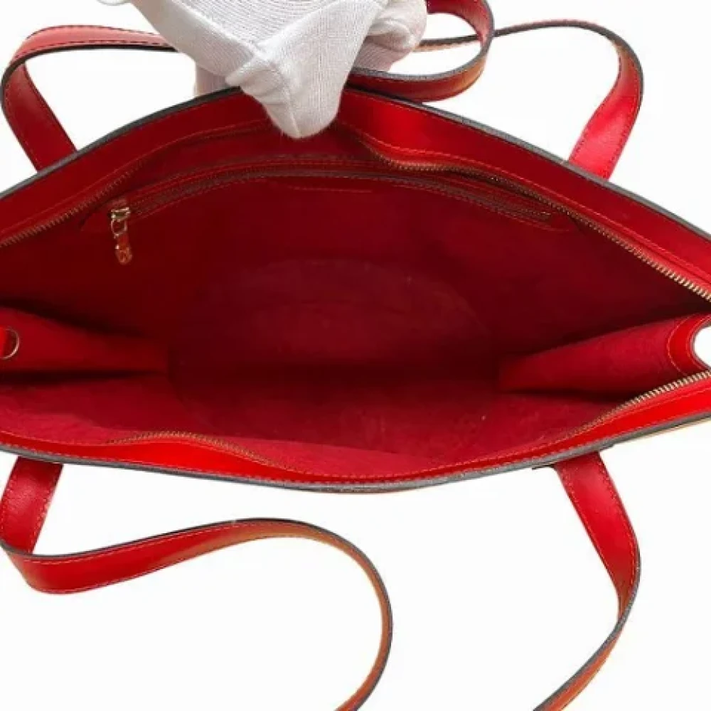 Louis Vuitton Vintage Pre-owned Leather shoulder-bags Red Dames