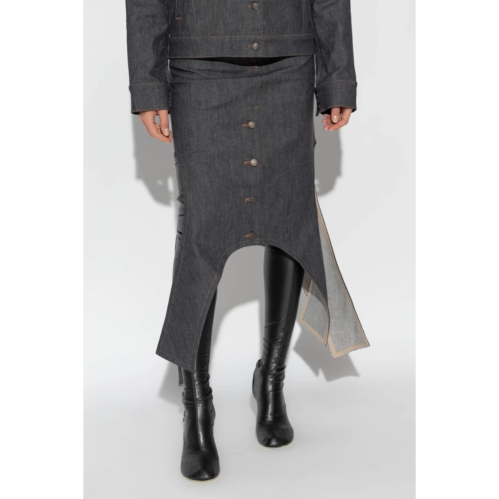 Courrèges Denim rok Blue Dames