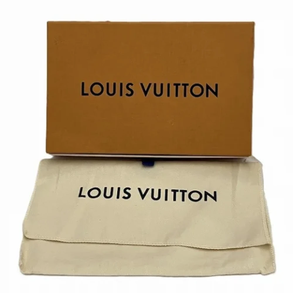 Louis Vuitton Vintage Pre-owned Leather pouches Blue Dames