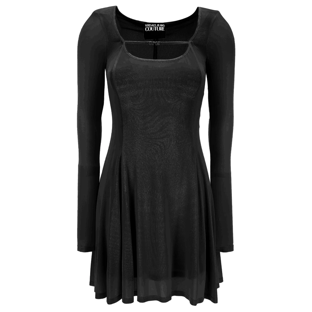 Versace Jeans Couture Damen Schwarz Kleider, K, 2XSgröße: