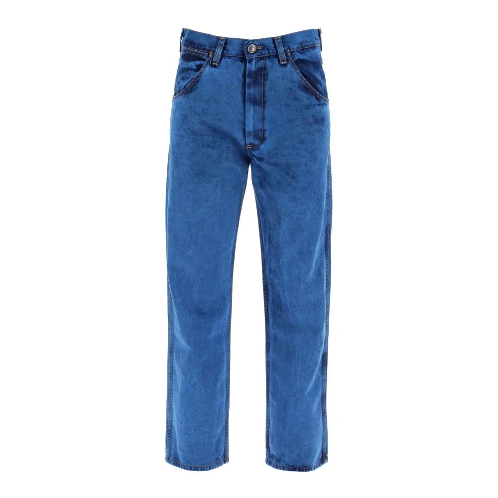 Vivienne Westwood Blauwe Acid Wash Denim Jeans Blue Heren