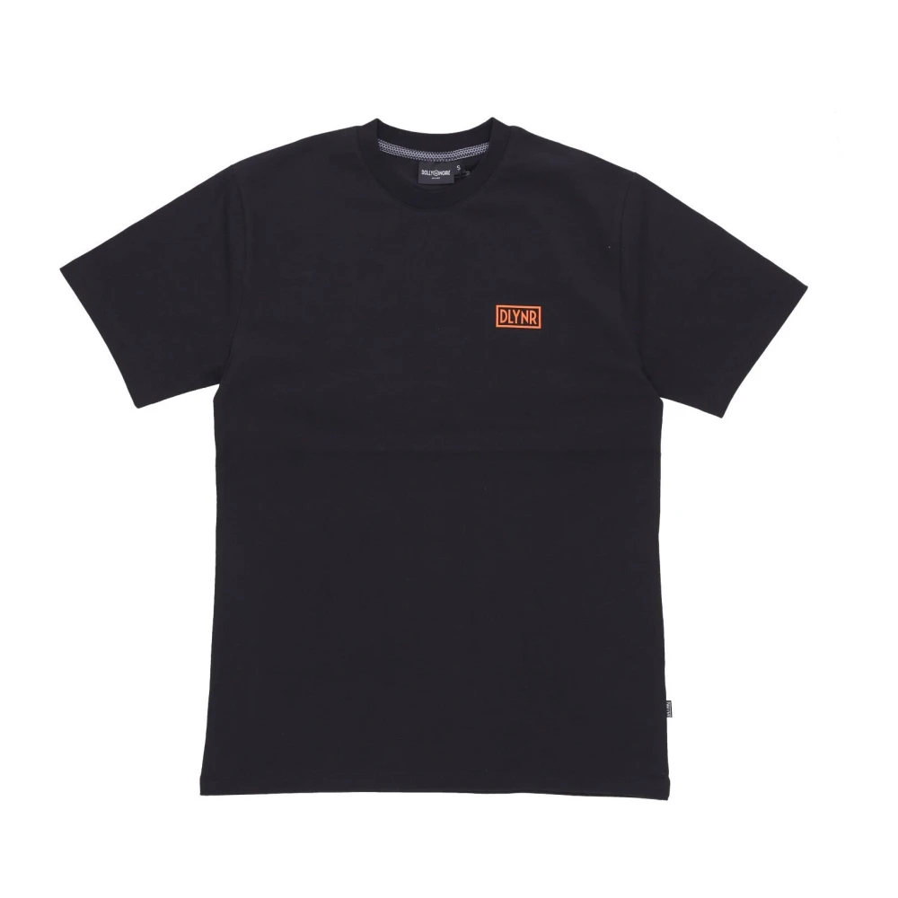 Dolly Noire Logo Back Tee Zwart Oranje Black Heren