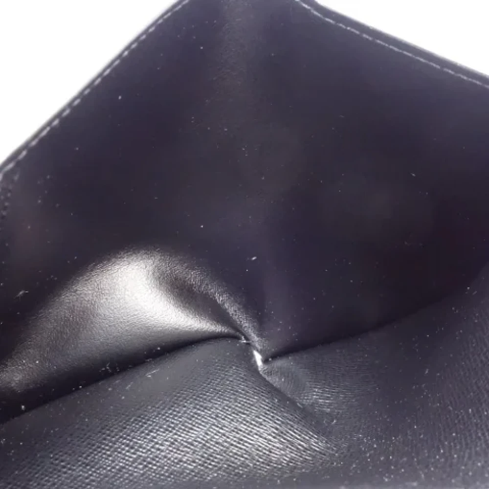 Louis Vuitton Vintage Pre-owned Denim wallets Black Dames