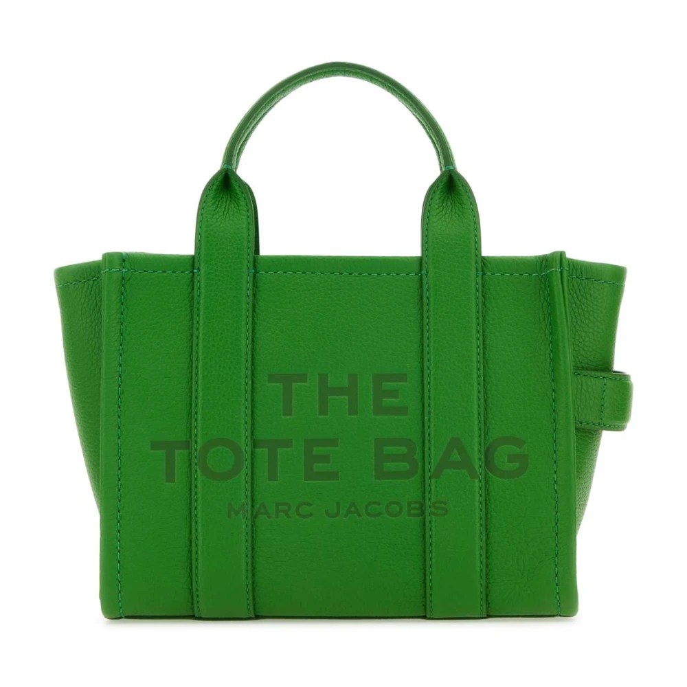 Marc Jacobs Groene Leren Mini Tote Handtas Green Dames