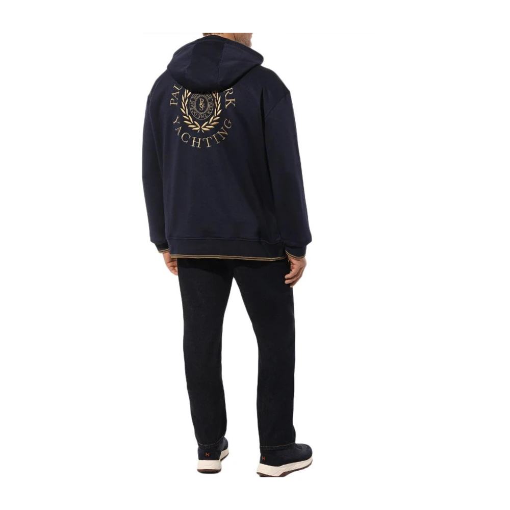 PAUL & SHARK Casual Katoenen Sweatshirt voor Mannen Blue Heren