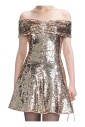 robe-maxi-doree-metallisee-a-col-v