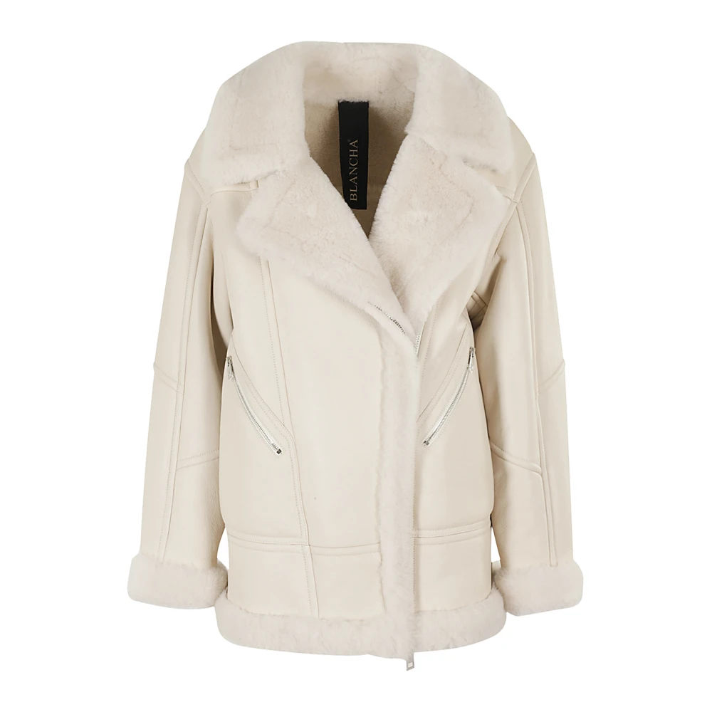 Blancha Shearling Winterjas Beige Dames