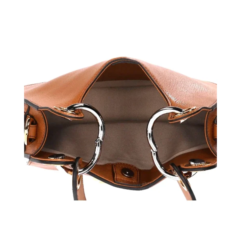 Chloé Leather handbags Brown Dames