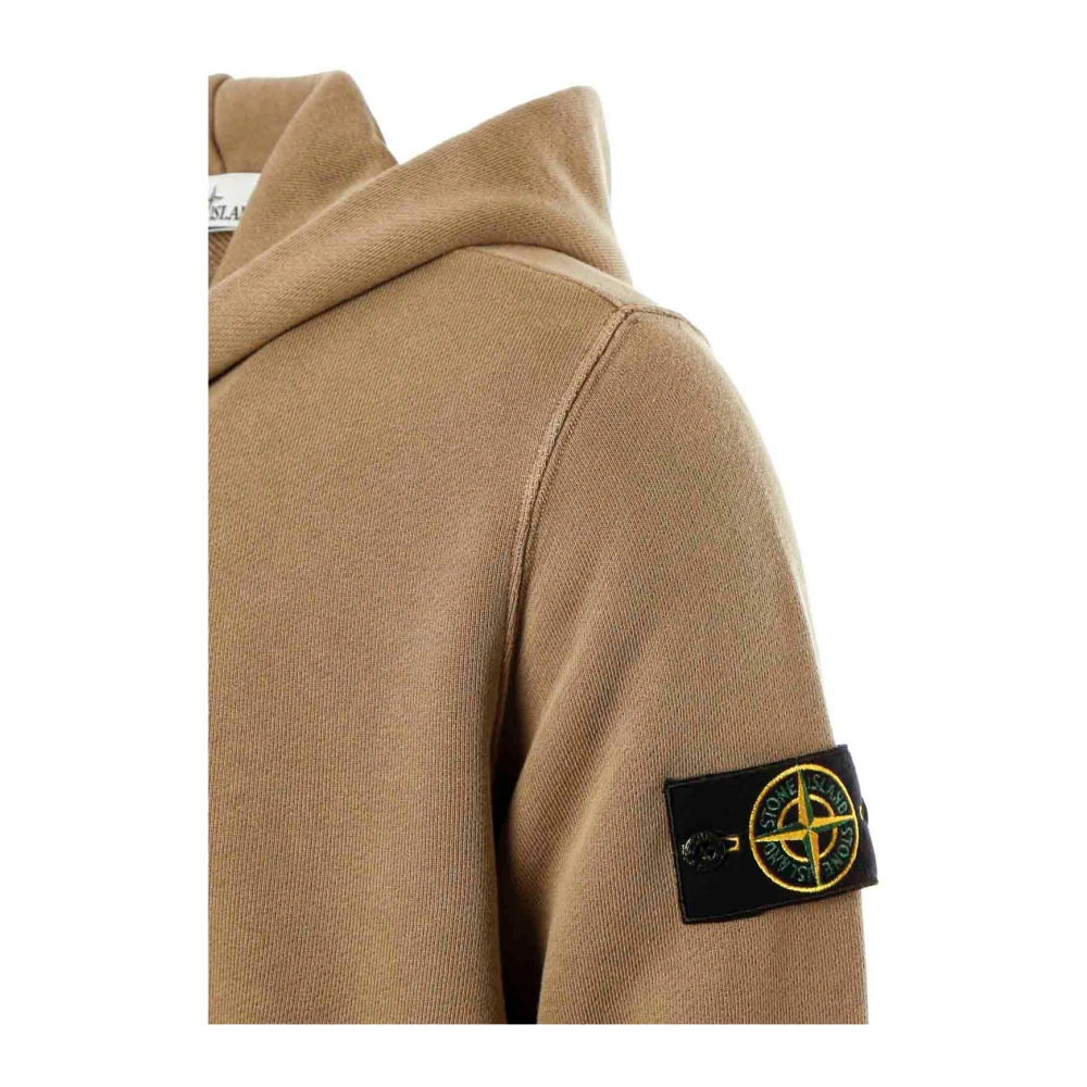 Stone Island Capuchon Sweatvest Brown Heren