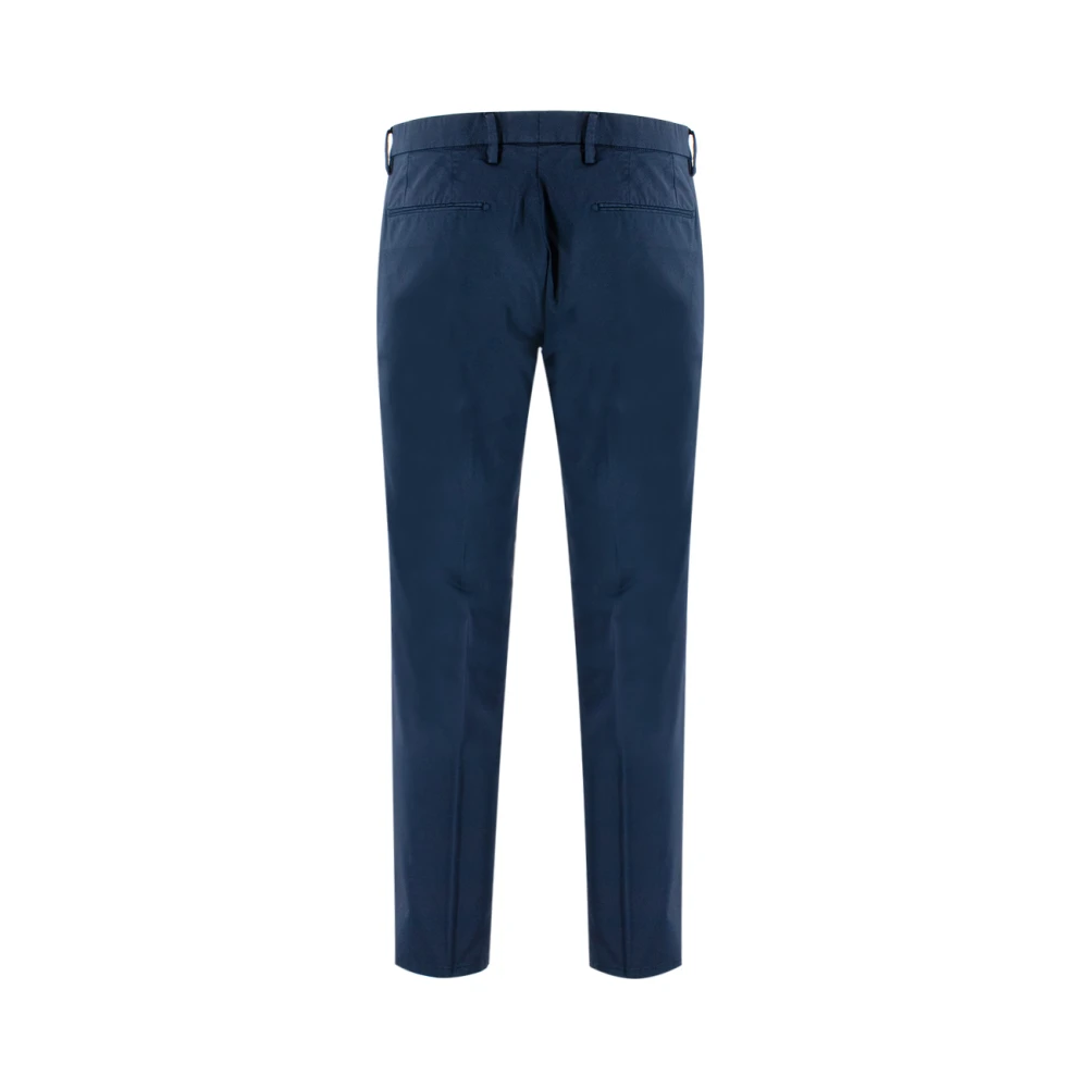 Michael Coal Slim Fit Katoenen Broek Blue Heren