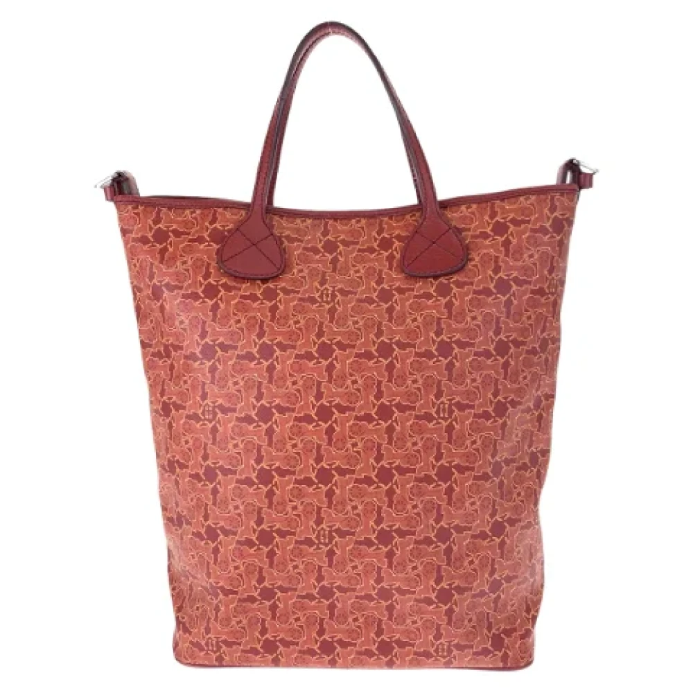 Celine Vintage Pre-owned Canvas totes Red Dames