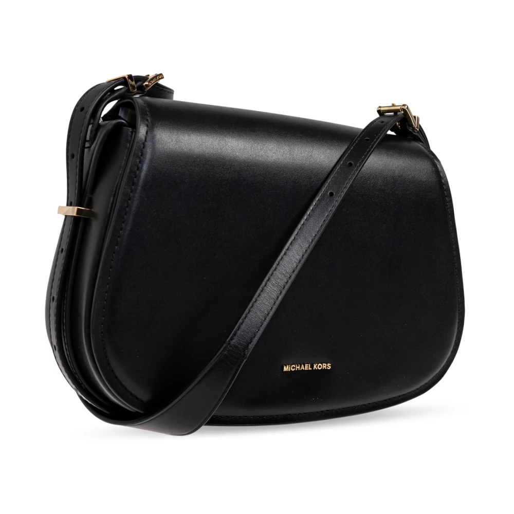 Michael Kors Lydia Schoudertas Black Dames