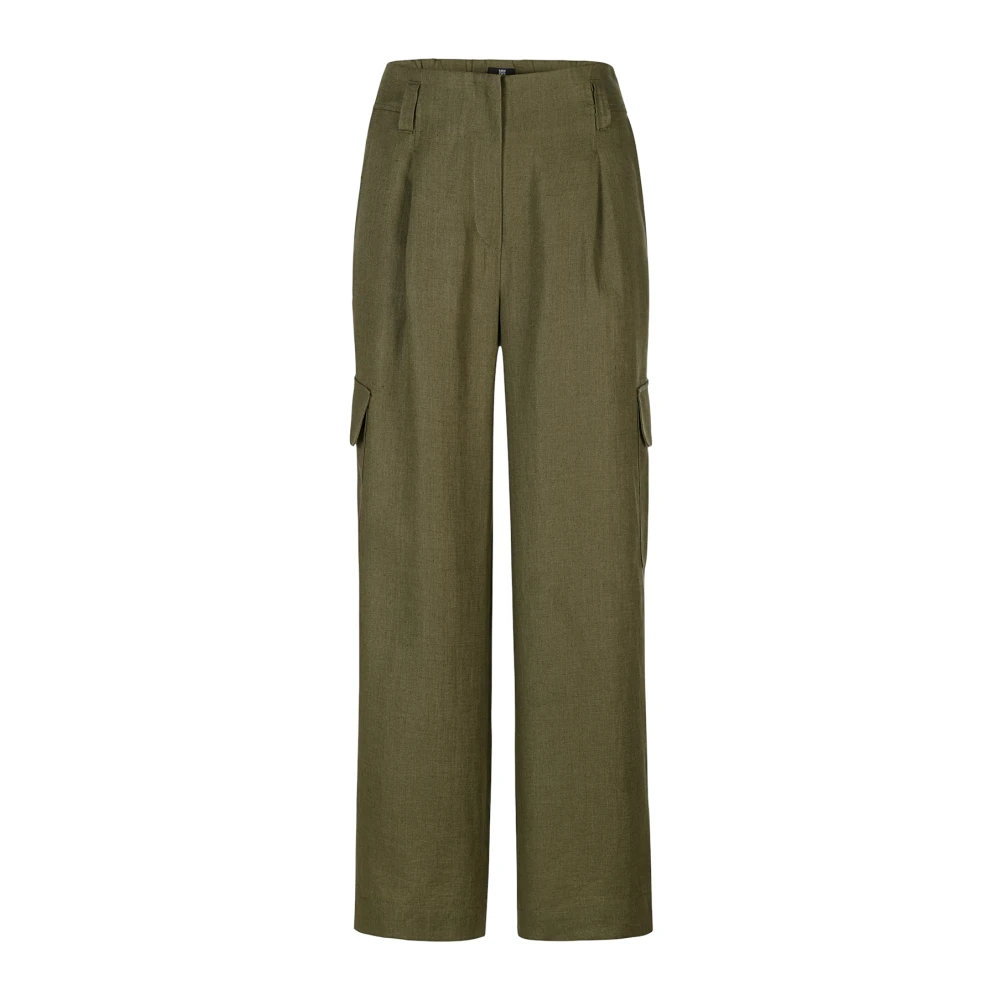 RIANI Straight Trousers Green Dames