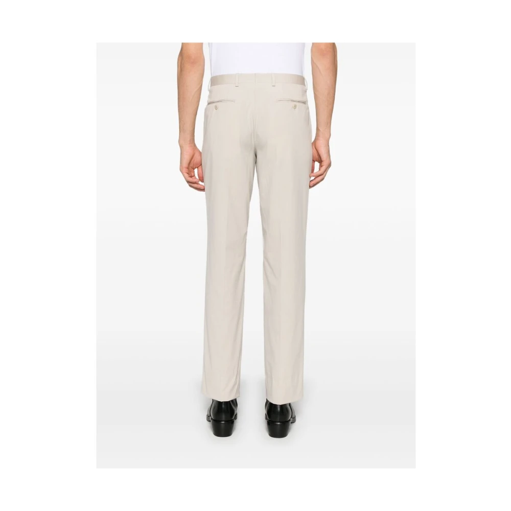 Brioni Beige Broek met Zakken en Knopen Beige Heren
