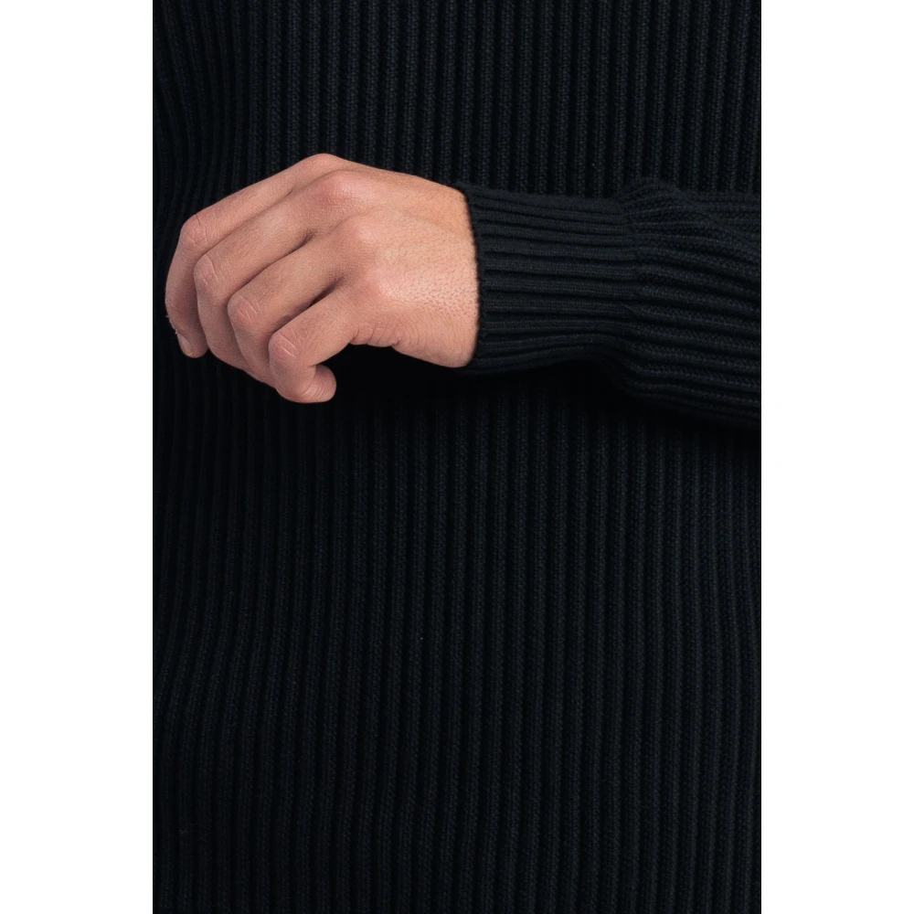 RRD Sailor Katoenen Gebreide Coltrui Black Heren