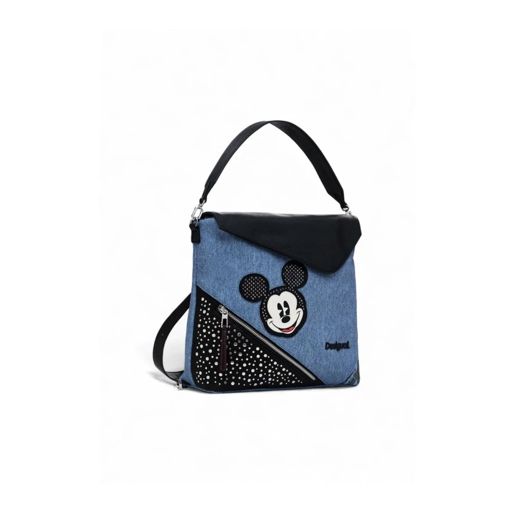 Desigual Blauwe Polyurethaan Rugzak met Strak Ontwerp Blue Dames