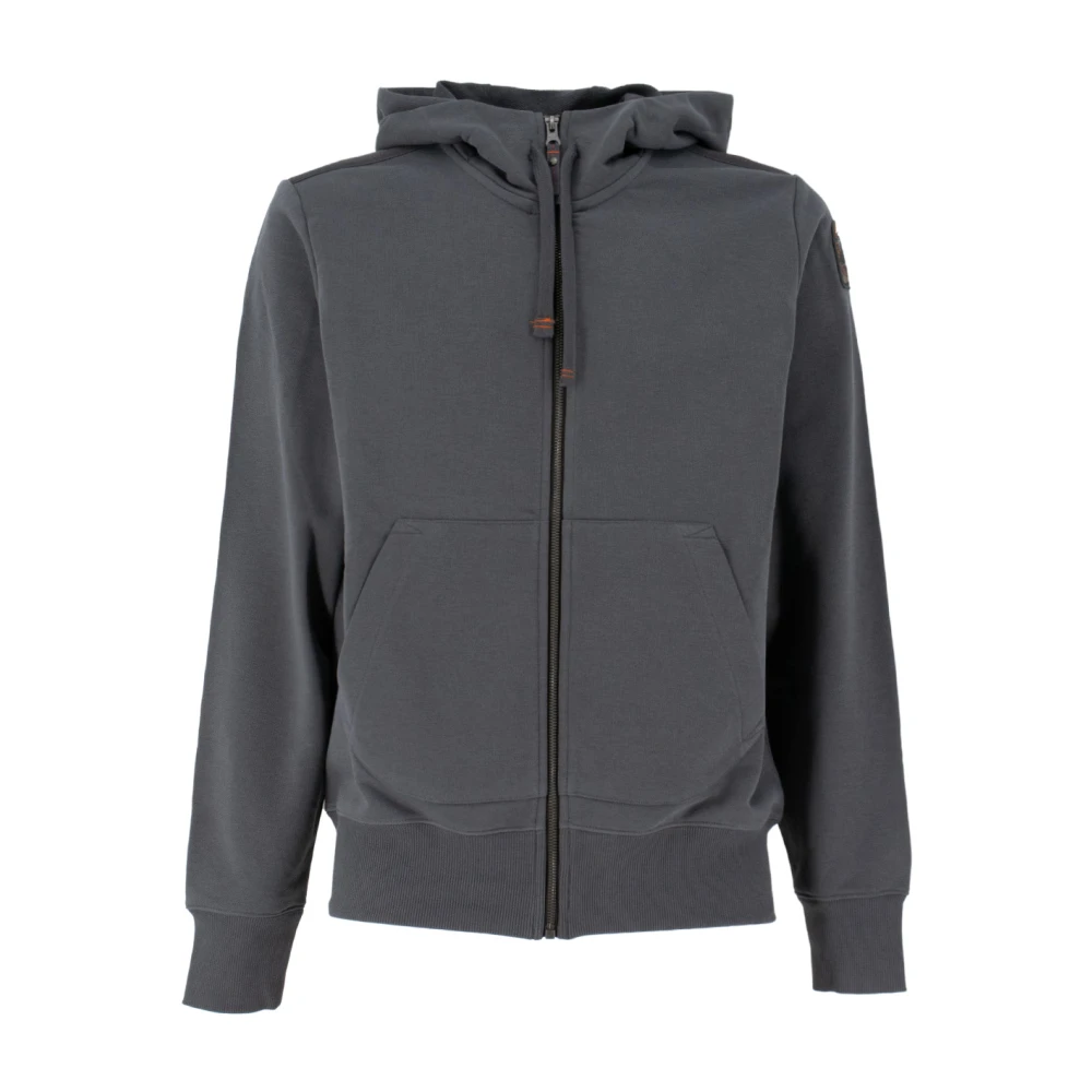 Parajumpers Sportieve Full-Zip Hoodie met Zakken Gray Heren