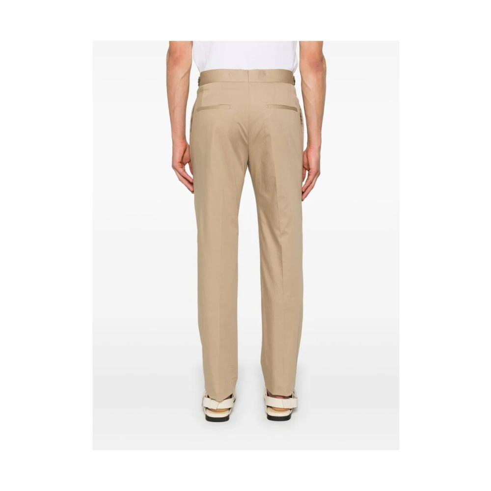 Tagliatore Broek Beige Heren