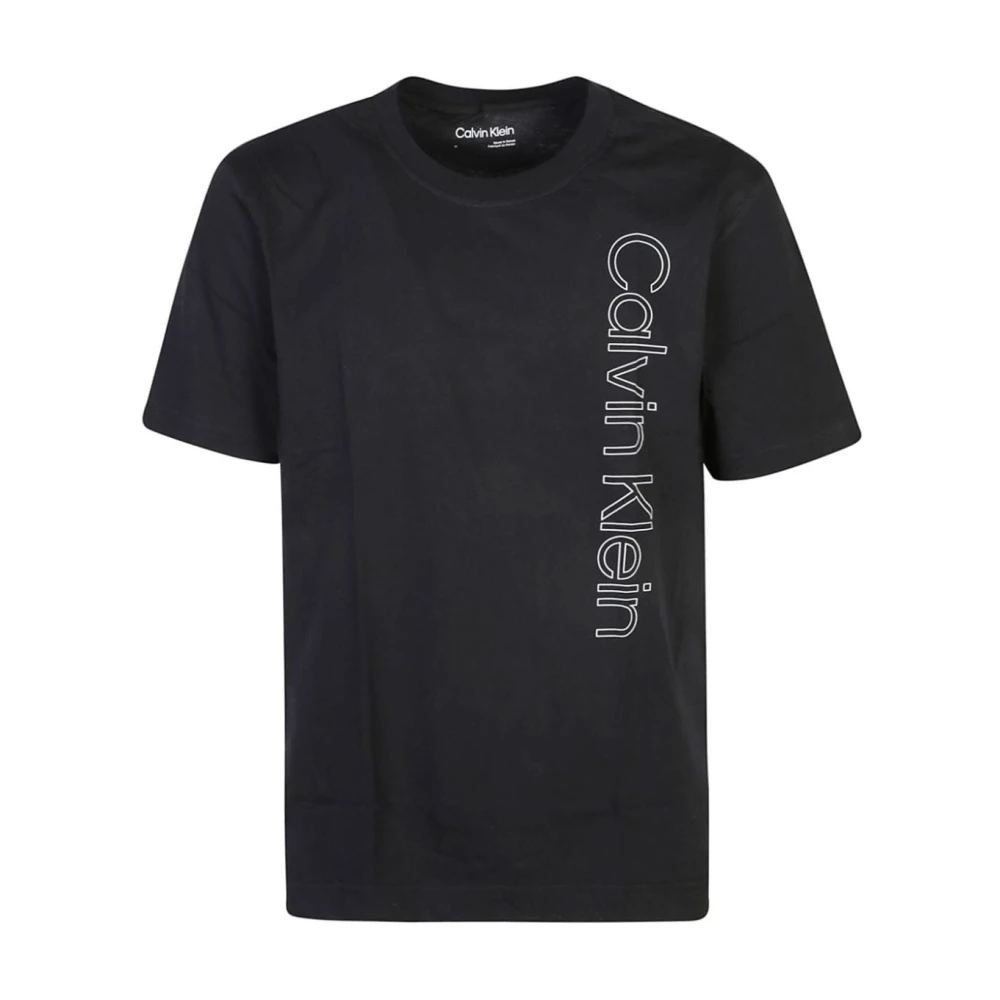 Calvin Klein Sportiga Svarta T-shirts och Polos Black, Herr