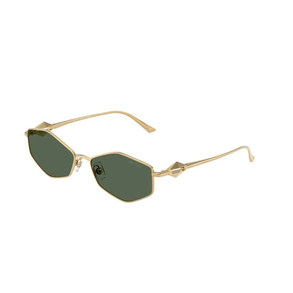Jimmy Choo Yellow Geometric Sunglasses - Female - Sunglasses - 55 Mm - Accessories