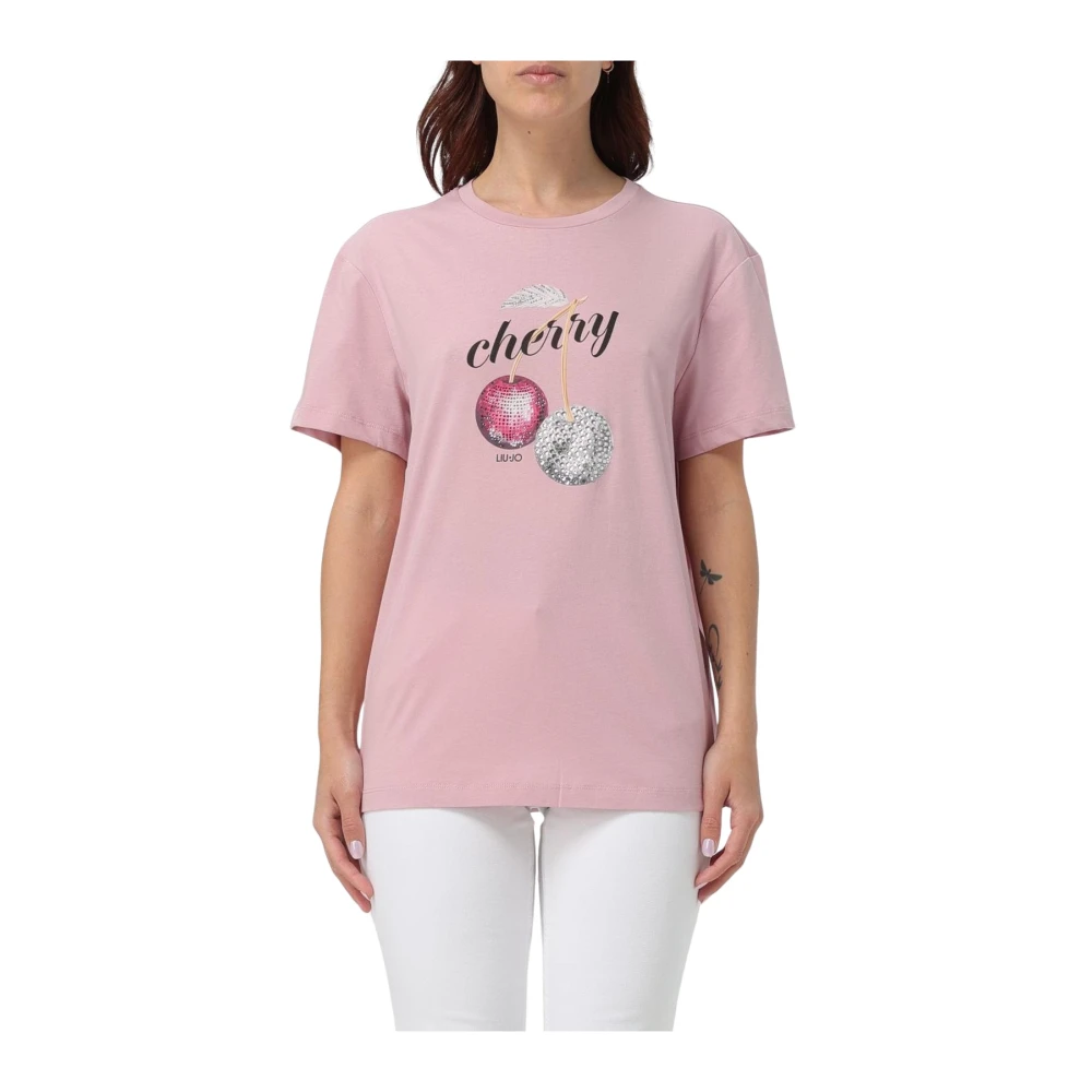 Liu Jo - Tops > T-Shirts - Pink - Liu Jo - Modalova