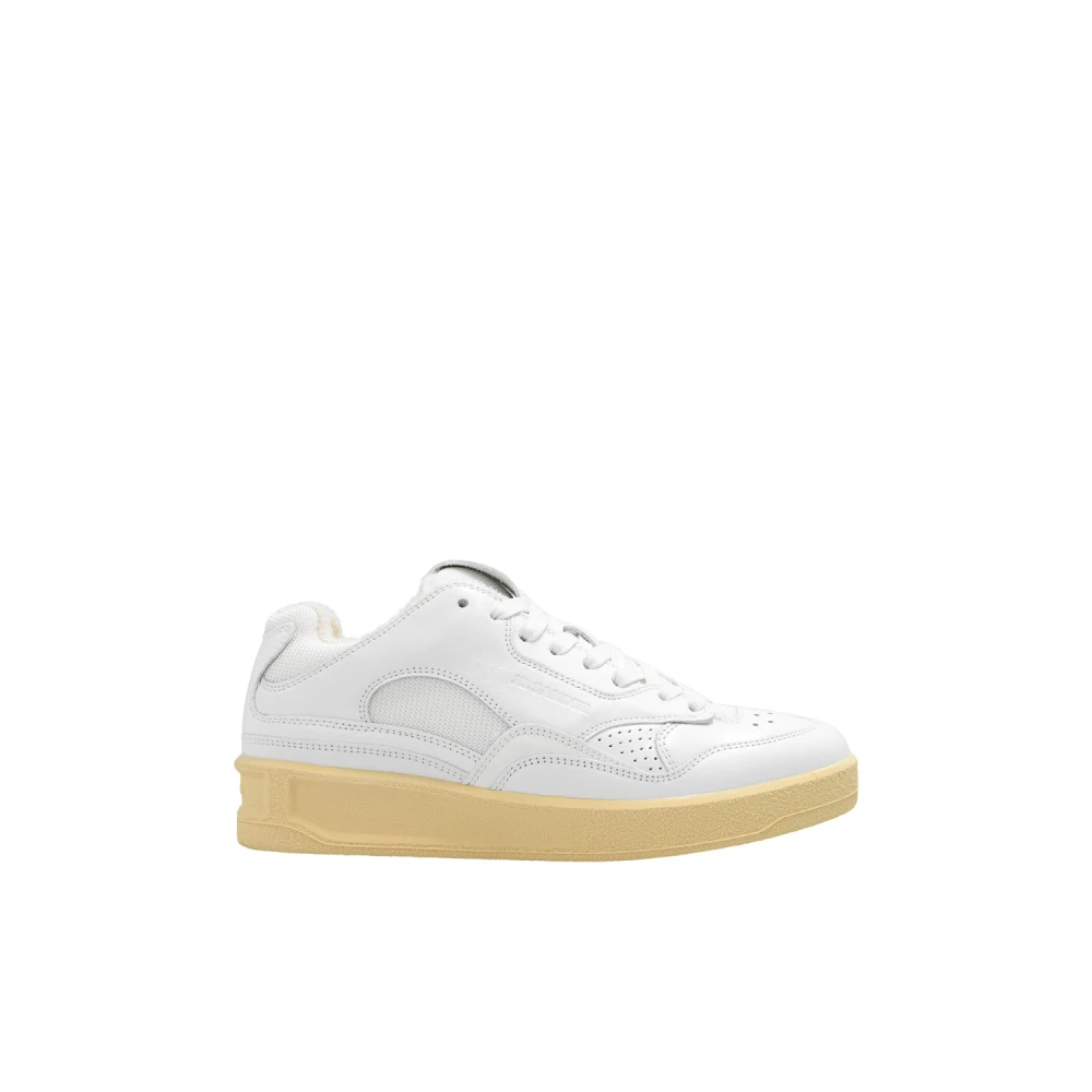 Jil Sander Women's White Sneakers With Logo