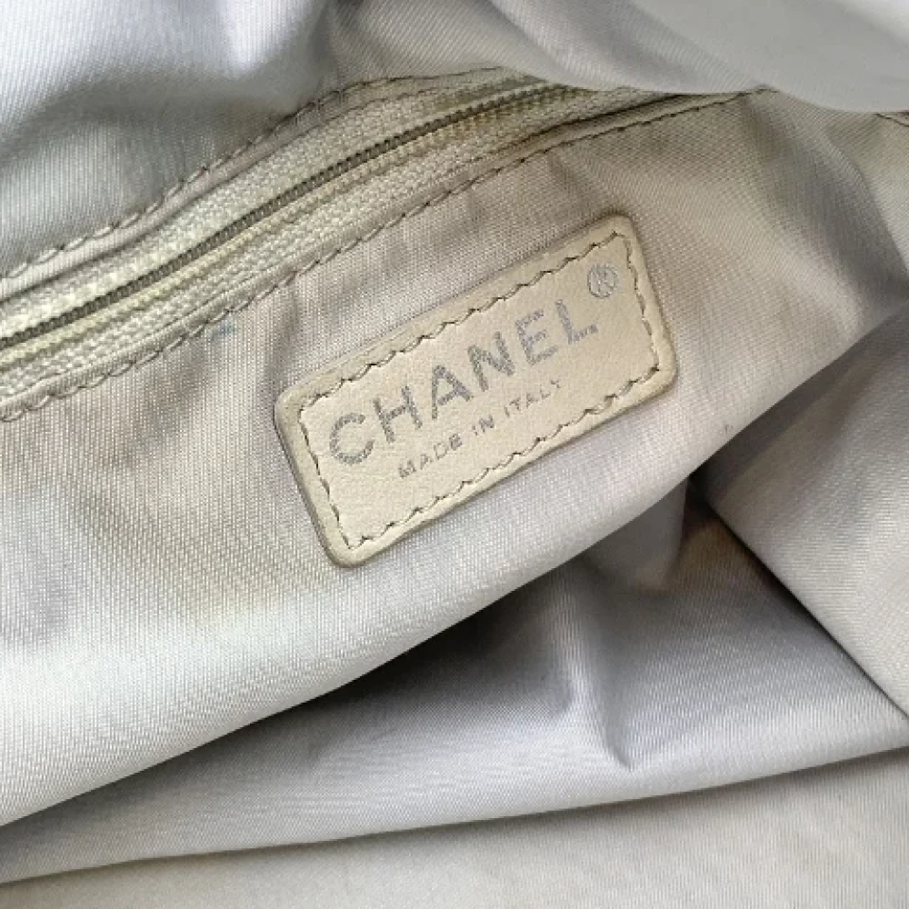 Chanel Vintage Pre-owned Canvas totes Gray Dames