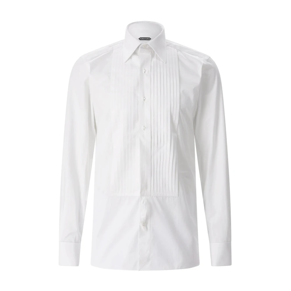 Tom Ford Chemise De Soirée En Coton Coupe Slim Homme Chemises Blanc 4XL