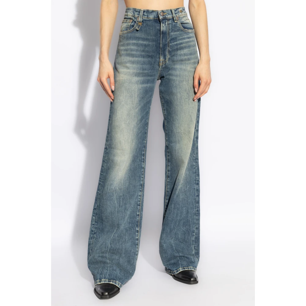R13 Vintage Effect Jeans Blue Dames