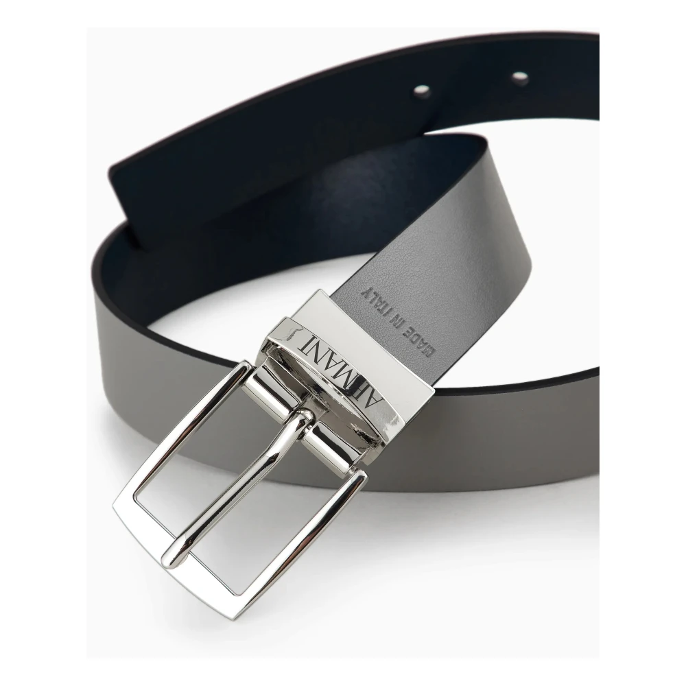 Armani Omkeerbare Riem Art. 401520 Black Heren
