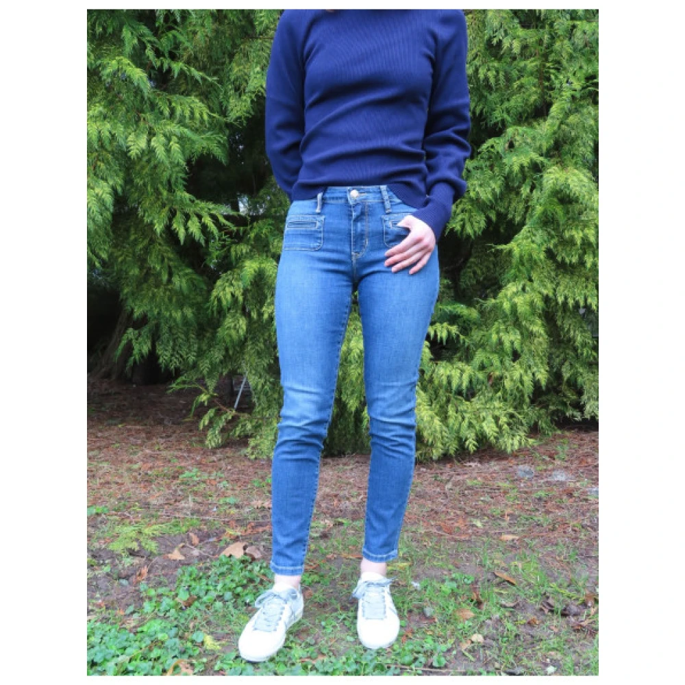 Islow Clara Slim Jeans Blue Dames