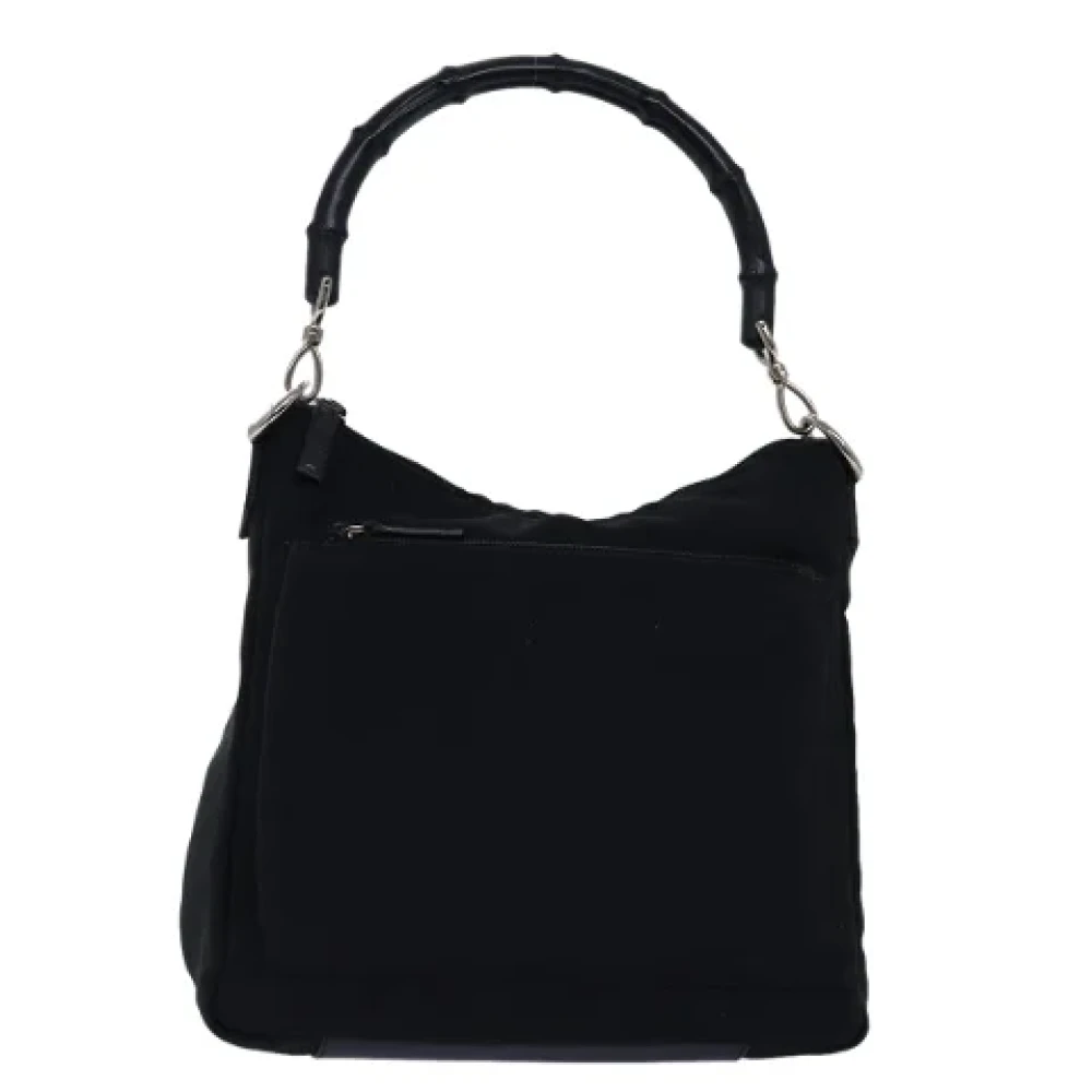 Gucci Vintage Pre-owned Nylon gucci-bags Black Dames