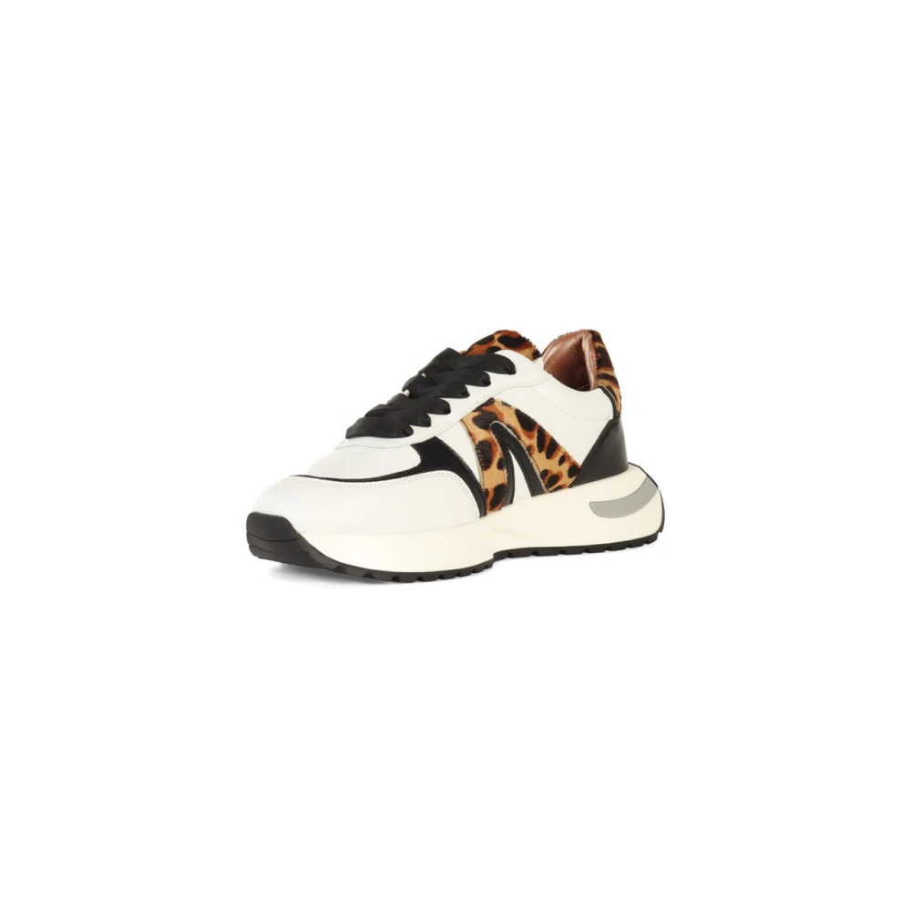 Alexander Smith Sneakers met dierenprint White Dames