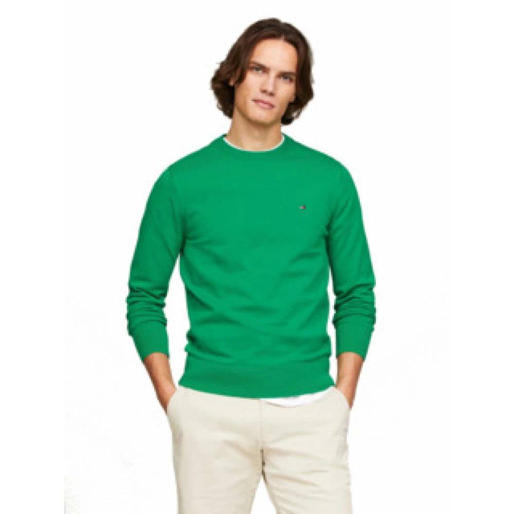 Tommy Hilfiger 1985 Crew Neck Sweater Green Heren