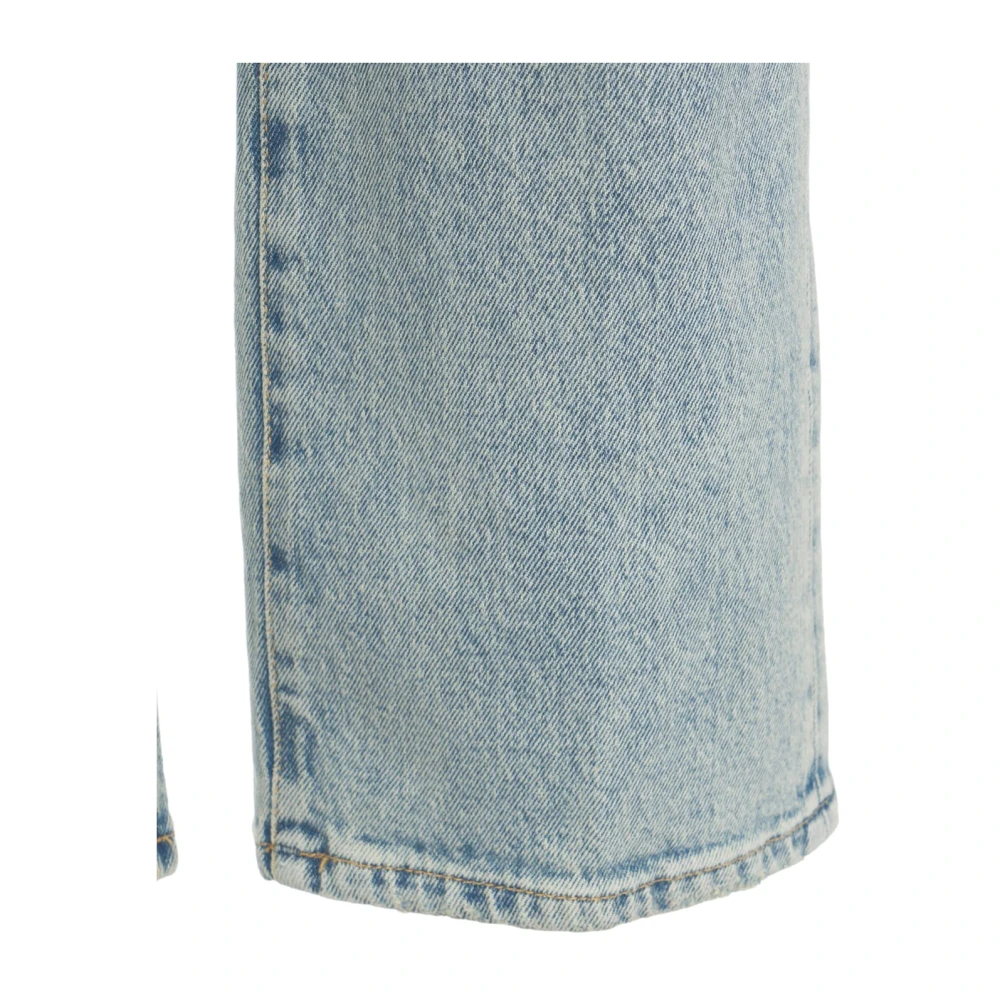 7 For All Mankind Blauwe Straight Leg Jeans Blue Dames