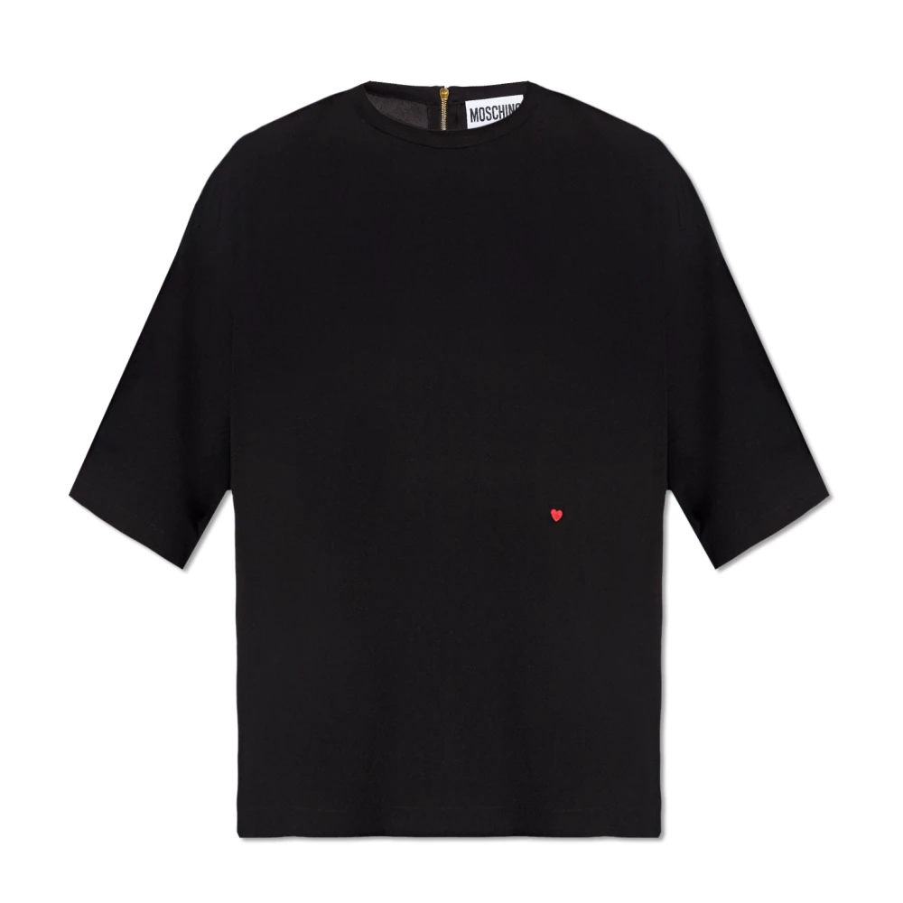 Moschino Oversized T-shirt Black Heren