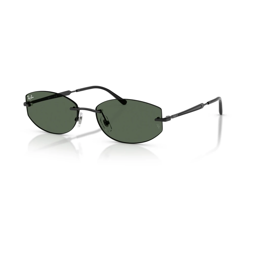 Ray - Ban Unisex Black/Green Rb3792 002/71 Sunglasses Metal Geometric Normal - Image 2