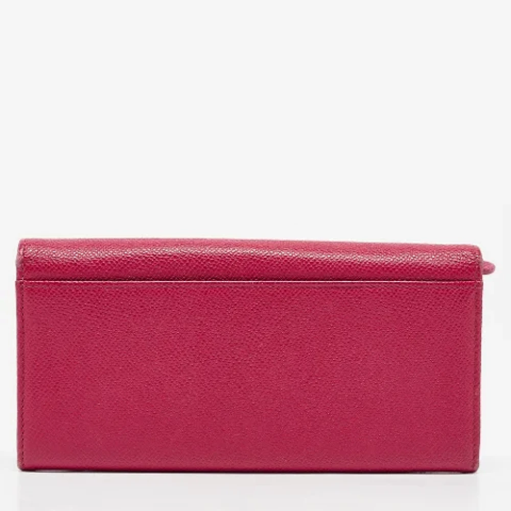 Dolce & Gabbana Pre-owned Leather wallets Pink Dames