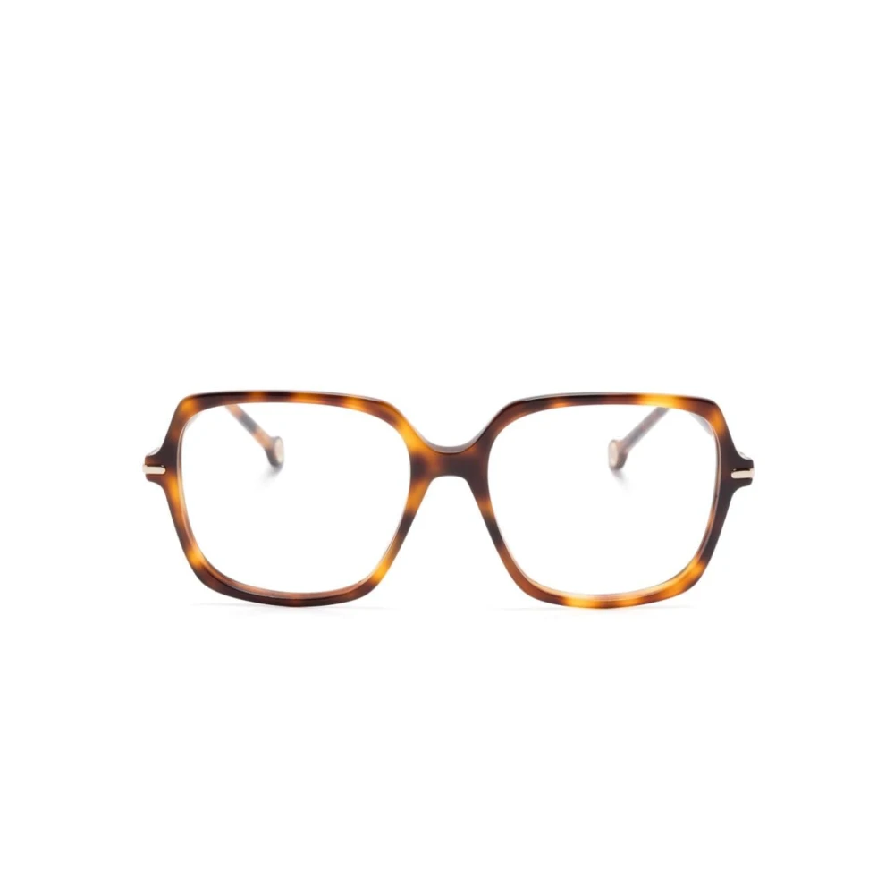 Carolina Herrera Bruin Havana Optisch Montuur Brown Dames