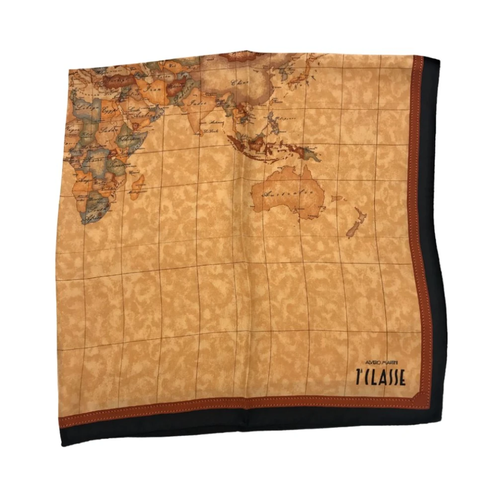 Alviero Martini 1a Classe Geo Classic Sjaal Aloe Brown Dames