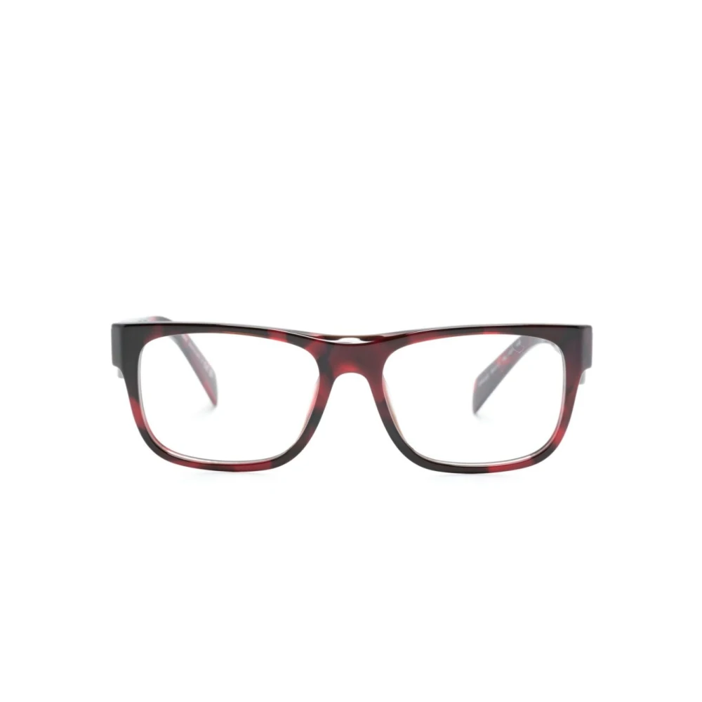 Prada Rood Optisch Montuur veelzijdig en stijlvol Red Heren