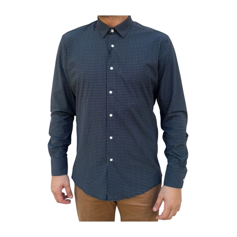 Liu Jo Katoenen Blend Shirt Black Heren