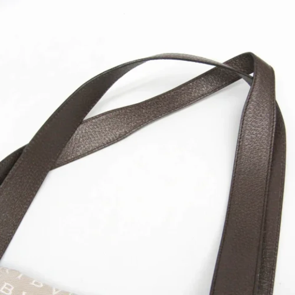 Bvlgari Vintage Pre-owned Leather totes Beige Dames