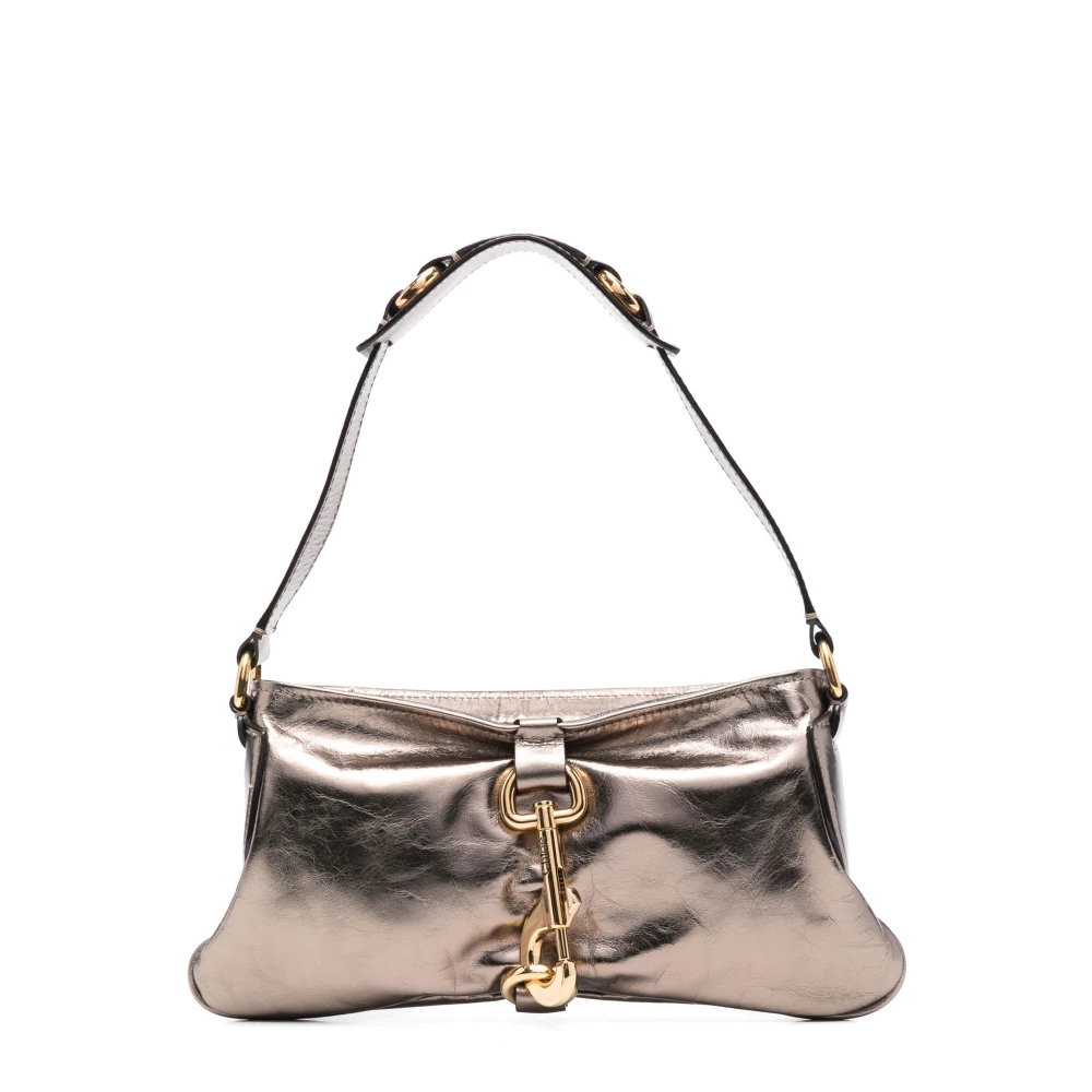 Chloé Taupe Grijze Schoudertas met Klem Gray Dames