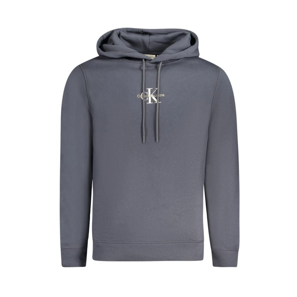Calvin Klein Men's Blue Hoodies, 2XL, Cotton Jumper