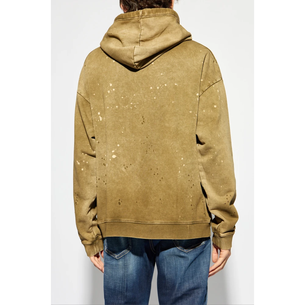 Dsquared2 Sweatshirt met een vintage effect Green Heren