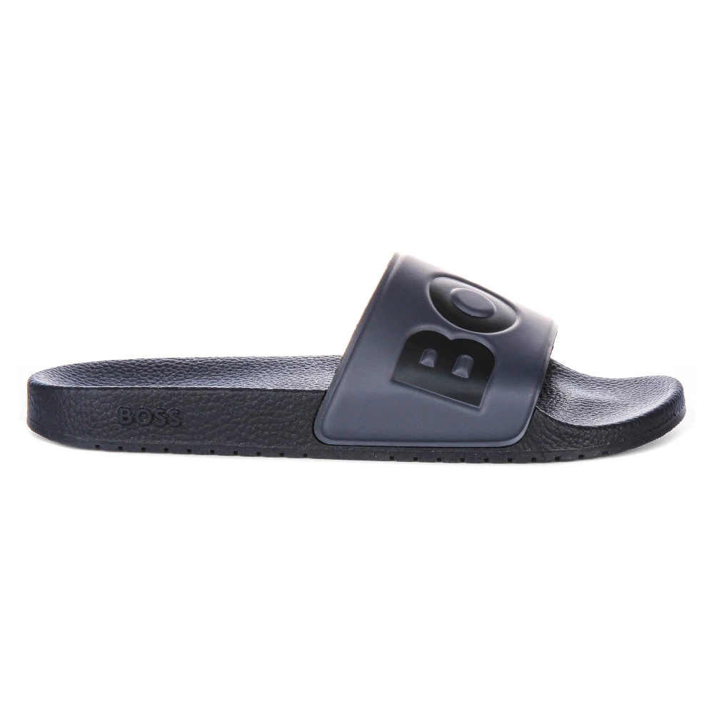 Hugo Blue Aryeh Slide - Male - Sliders - 7 Uk - Shoes