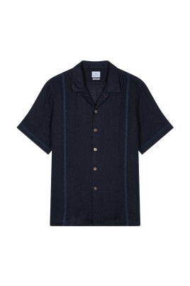 navy-linen-short-sleeve-shirt