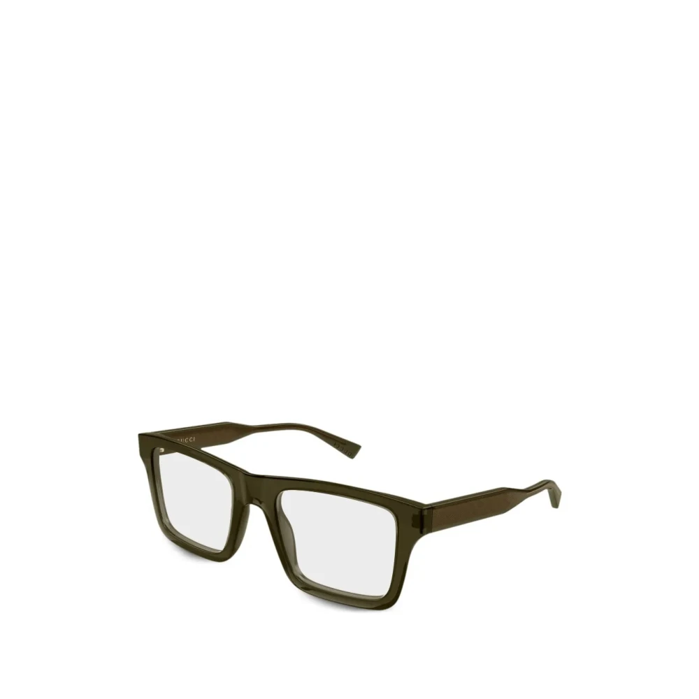 Gucci Men's Green Eyeglasses - Glasses - 53 Mm - Accessories